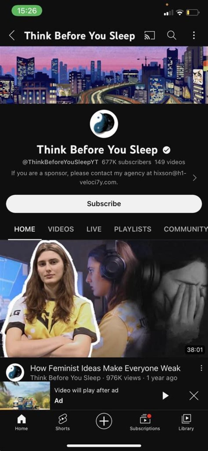 Similar Youtubers to Think Before You Sleep